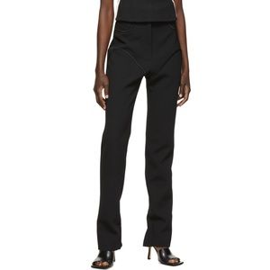 Paris Georgia black cowboy stovepipe trousers